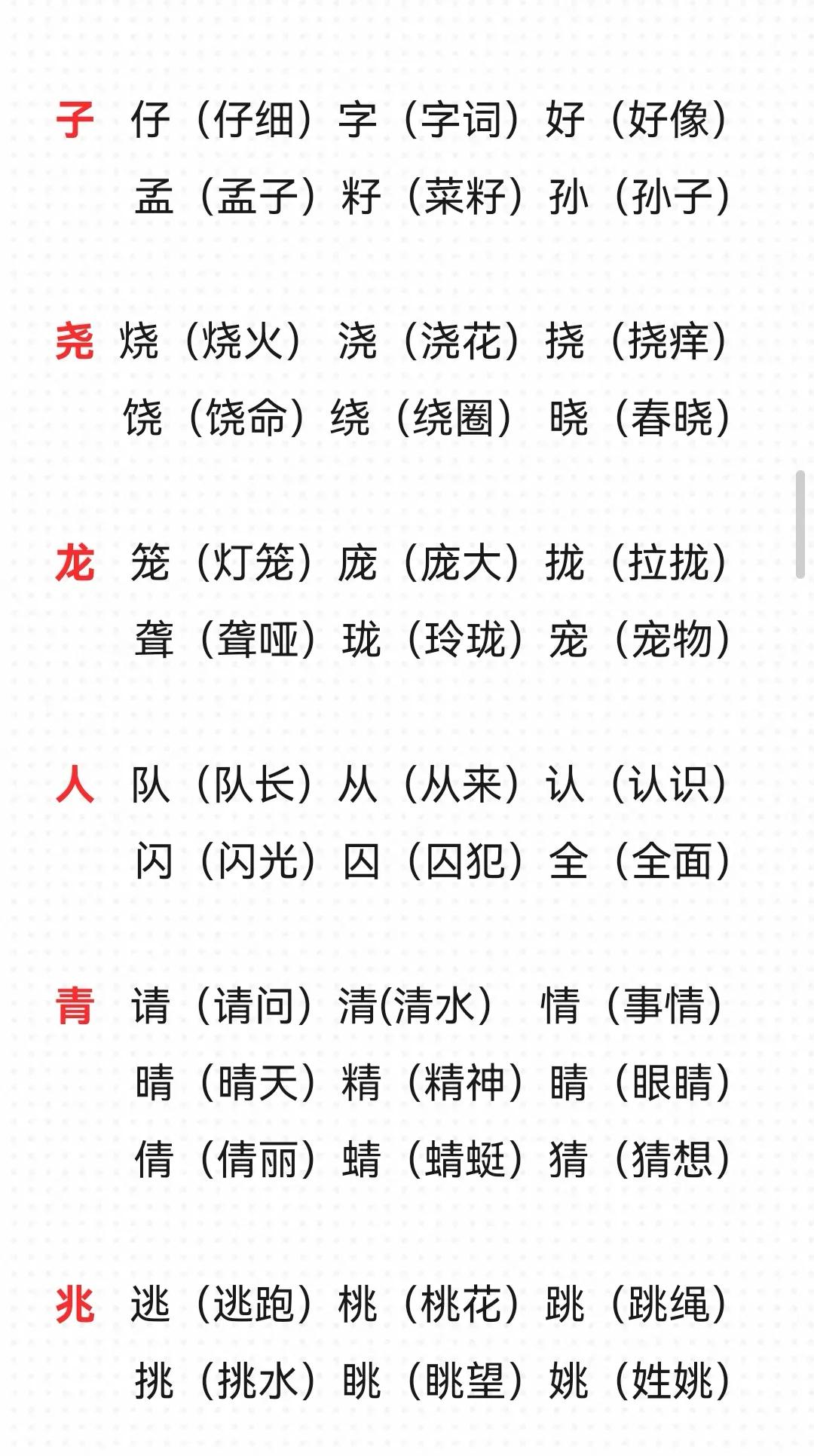 三年级上册加偏旁组新字专项训练,人教三年级下册语文加偏旁组新字
