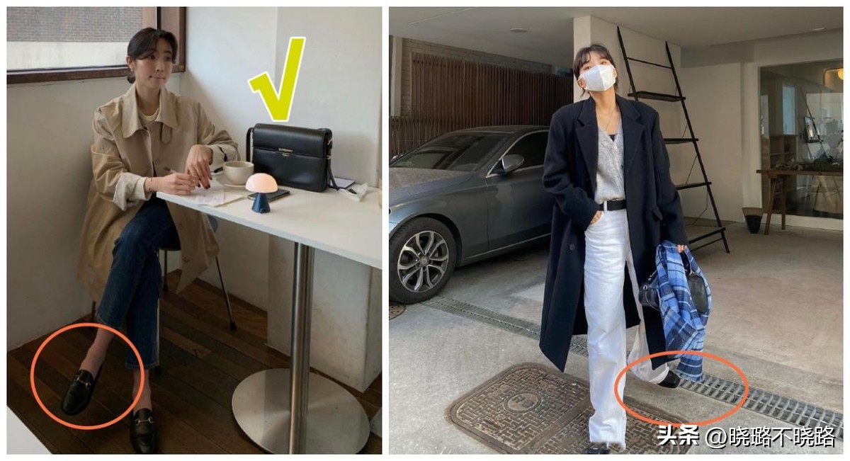 米白色风衣搭配黑色半筒靴子,风衣怎么搭配靴子好看