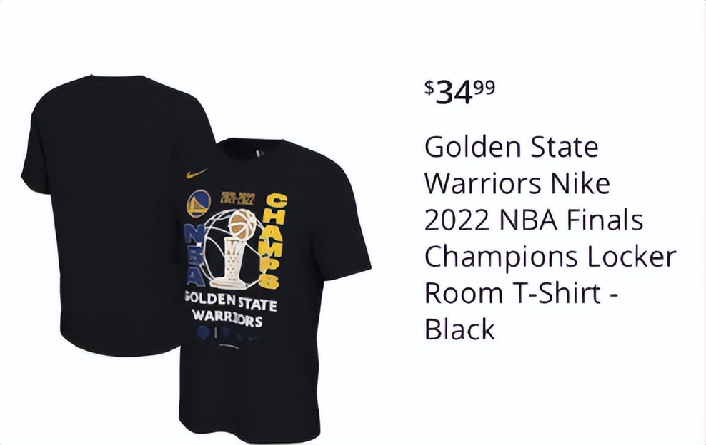 赚翻了！勇士推出总冠军周边产品，球迷不惧涨价，庆祝队史第7冠