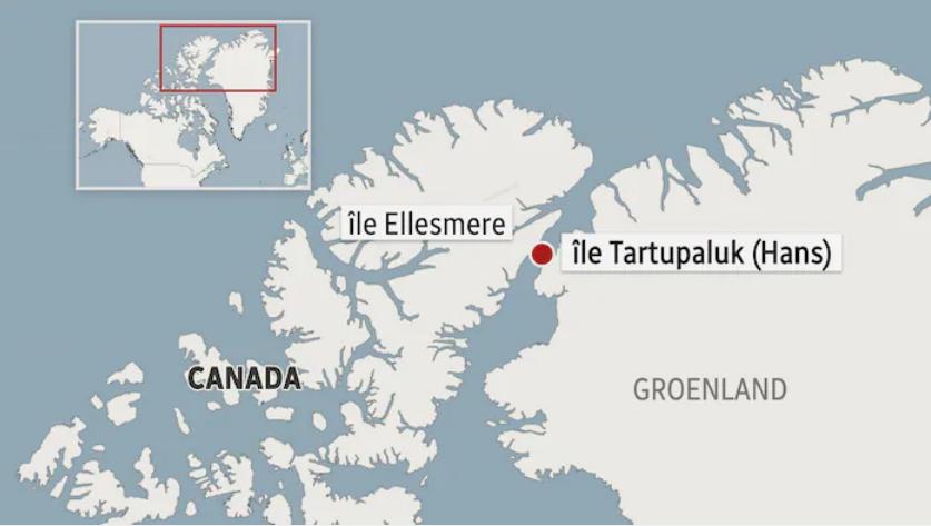 一觉醒来,争议岛屿一分为二,加拿大与欧洲接壤了