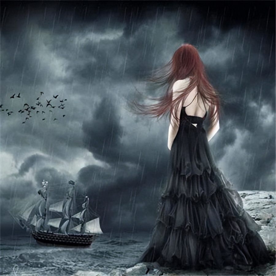 背影图片忧伤唯美卡通,卡通唯美伤感背影图片