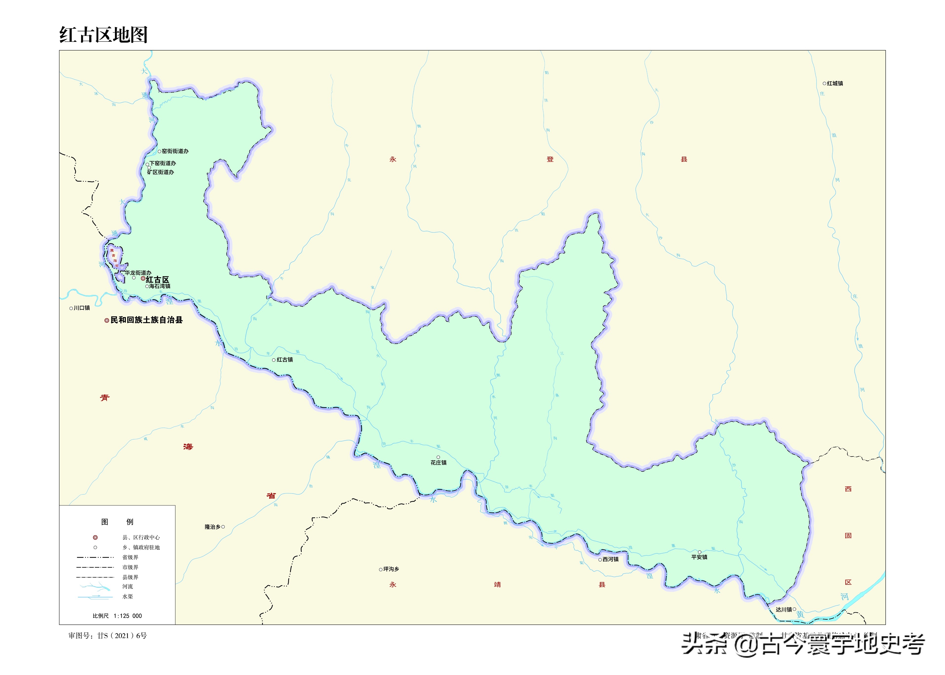 甘肃省各市州县地图,甘肃省旅游交通地图