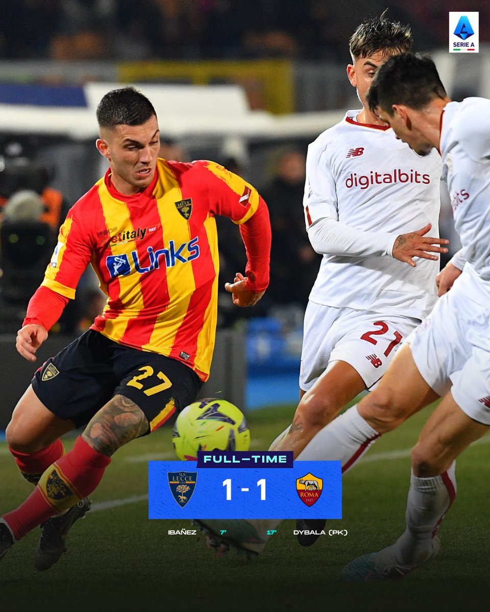 罗马绝杀莱切穆里尼奥,穆里尼奥执教罗马被红牌