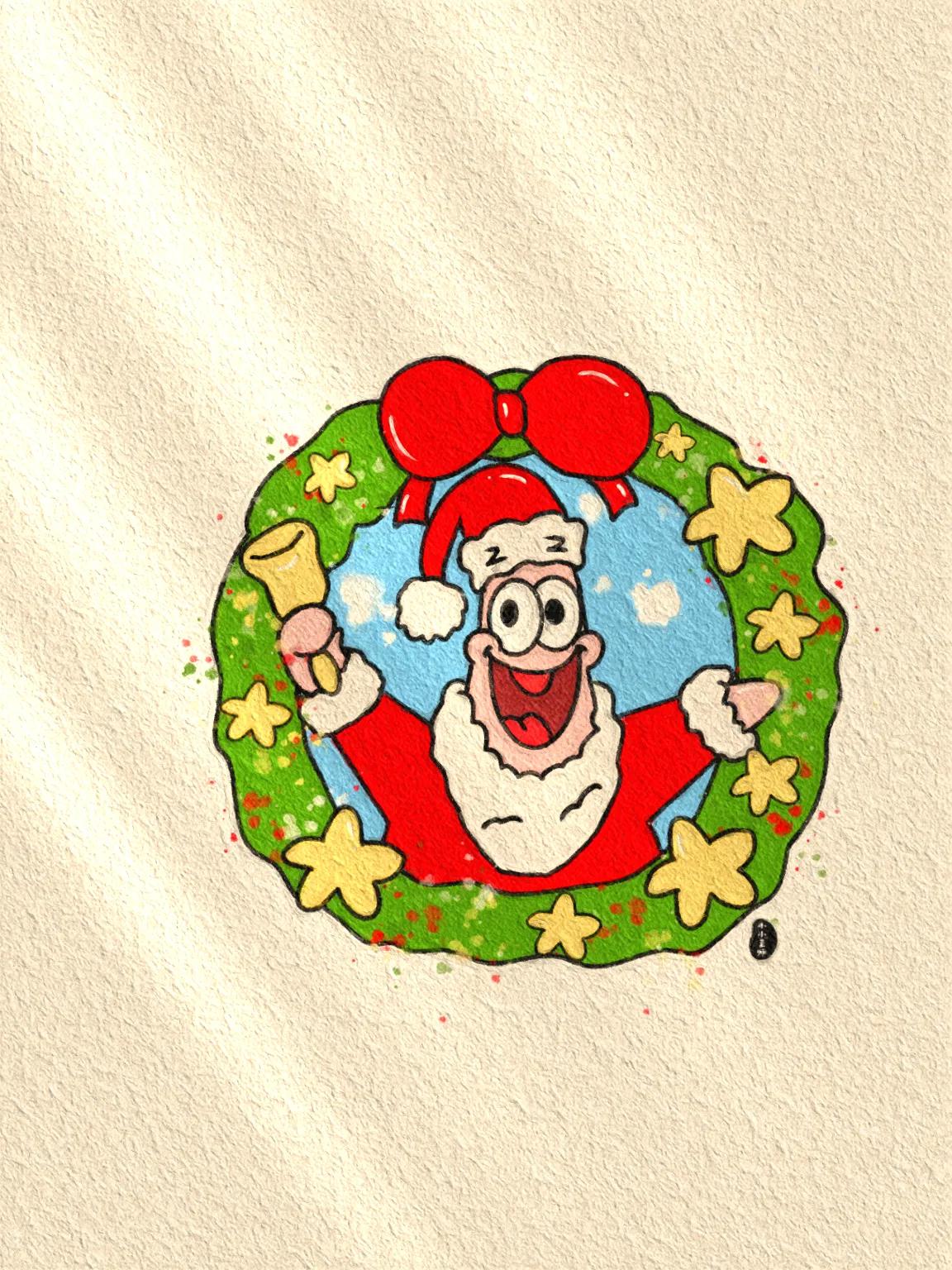 圣诞节送闺蜜的画,给闺蜜的圣诞节绘画