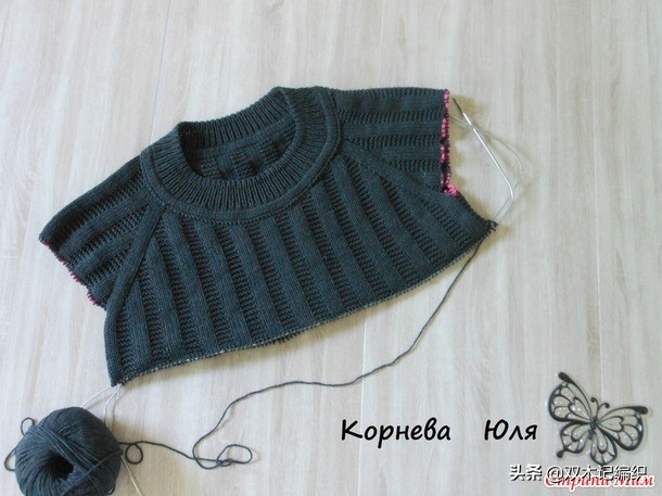 棒针女童毛线裙装款式,七岁儿童棒针裙子冬季教程