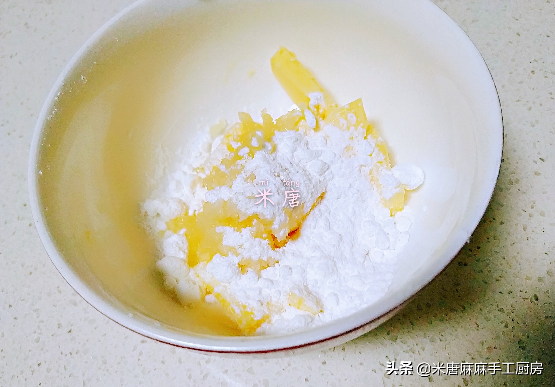 轻松get简单又好吃的蒜香吐司,米唐吐司面团