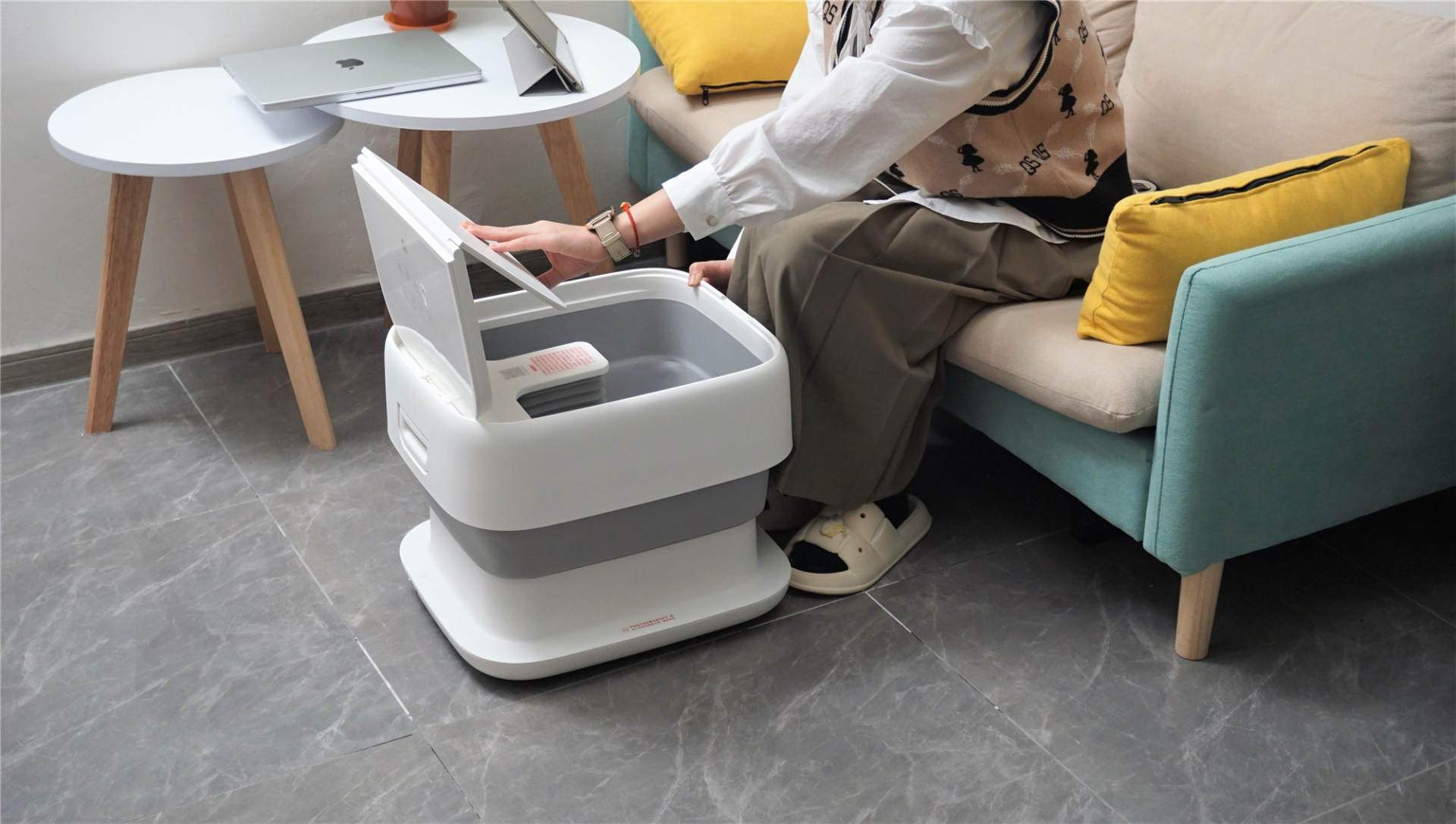 小米米家智能足浴器,米家hith智能足浴器升降使用说明