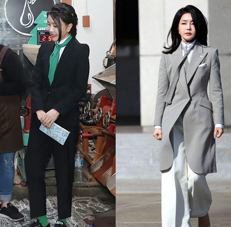 韩国第一夫人穿夏裙,现在流行的韩国第一夫人的穿搭