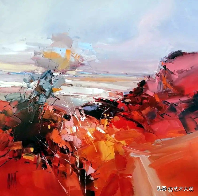 埃里克科佩尔风景油画作品欣赏,欧洲海滩风景油画作品欣赏