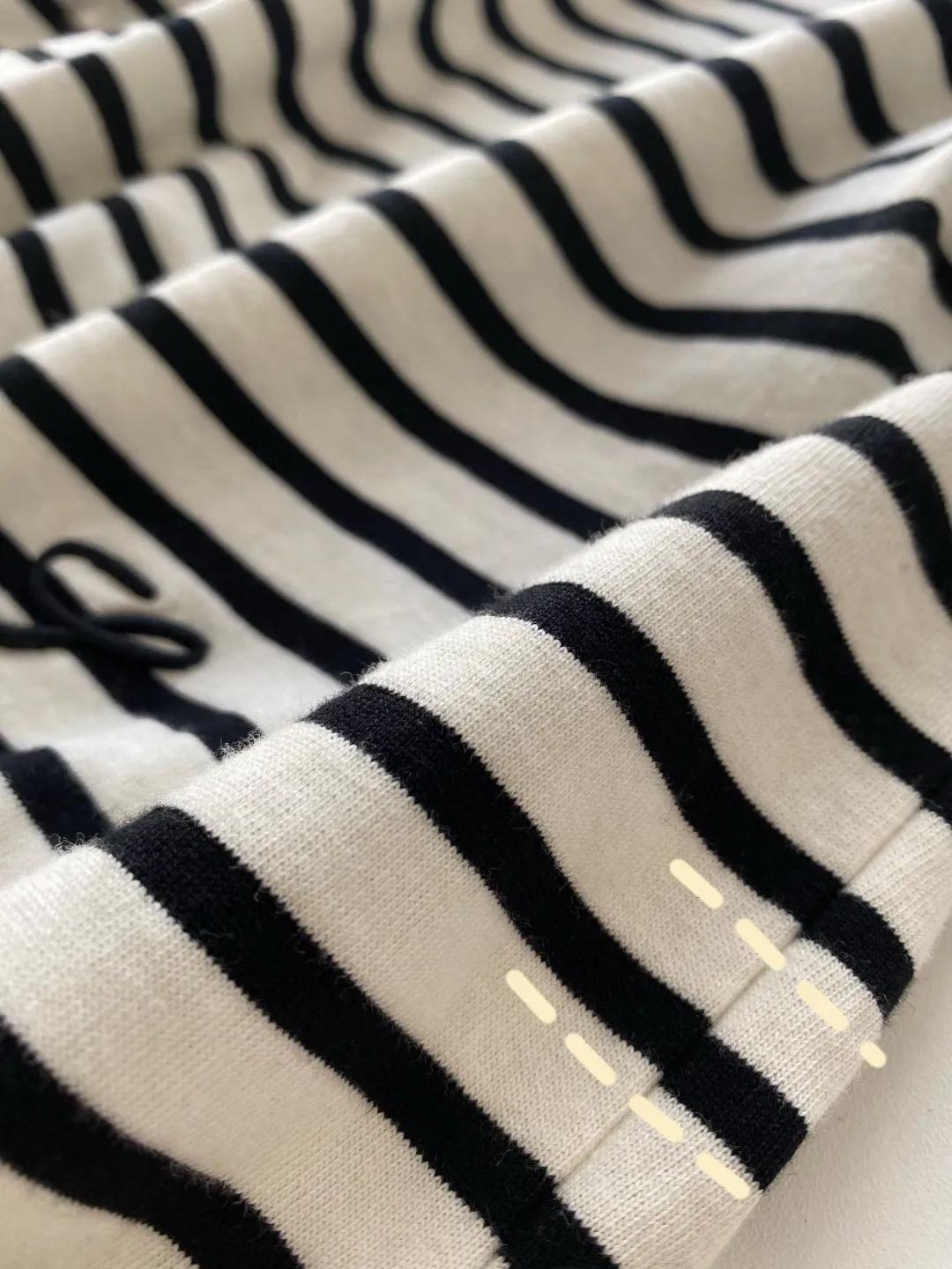 韩系短袖女显瘦,宋慧乔条纹衫短袖