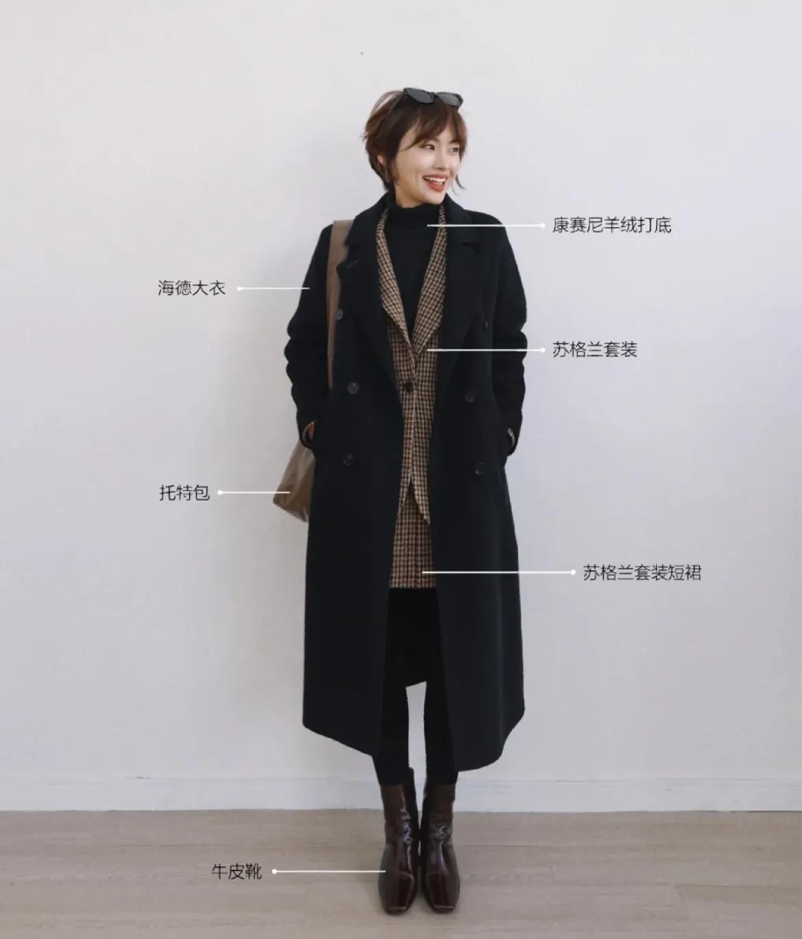 高档毛呢男格子西装短款英伦风,英伦风格子西装外套男款