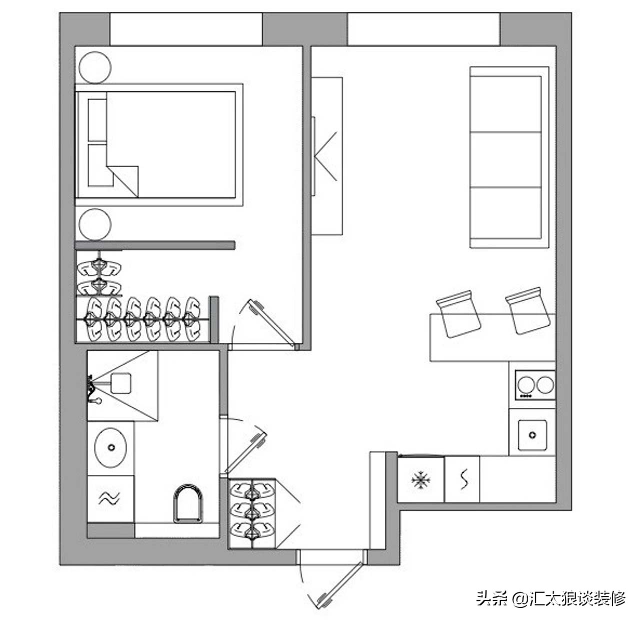 来看看老外怎么改造出租房！完工后效果太好了，时尚简约又有个性