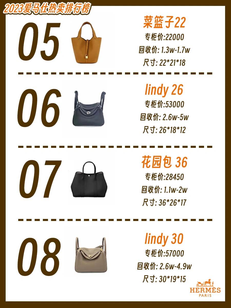 爱马仕热卖排行榜