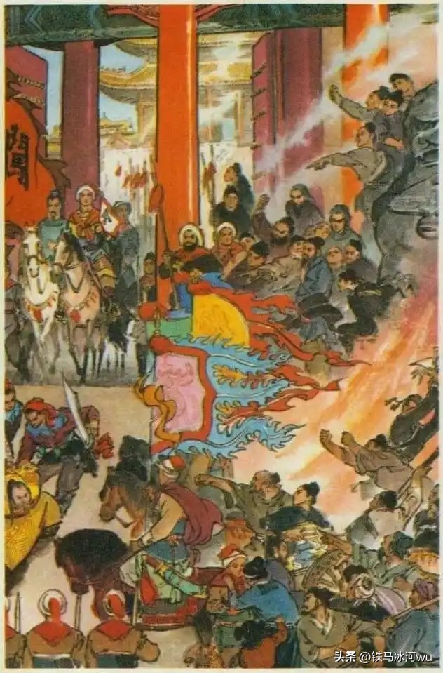 李自成潼关突围的十八骑都有谁,李自成为什么不守住潼关