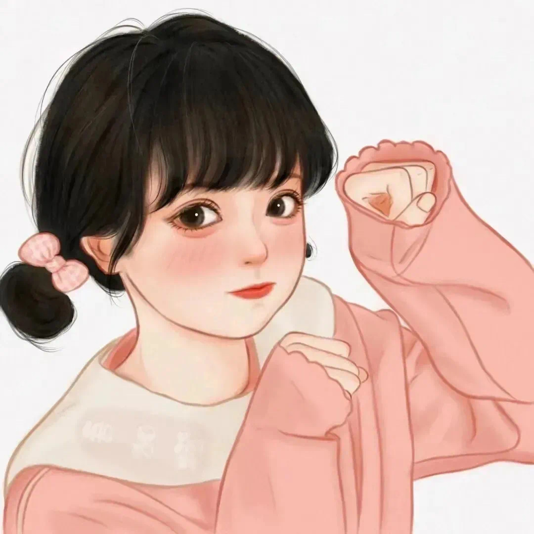 手绘闺蜜头像女好看,超美超可爱的手绘女生闺蜜头像