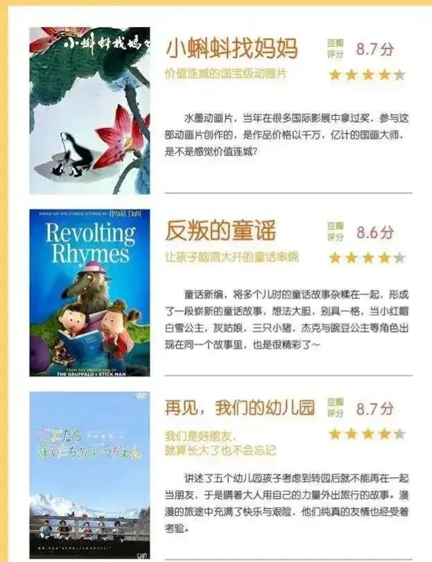 孩子必看的36部电影,儿童动画片电影免费观看完整版