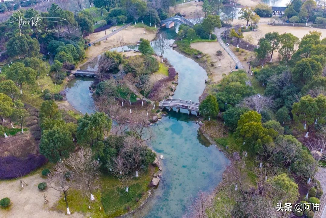 桃花源景区拍照怎么拍出高级感,桃花源的桃花航拍