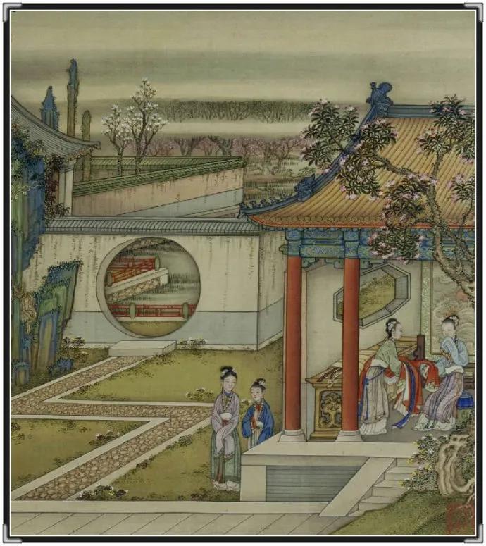 清冷枚仕女图绢本,清冷枚简介