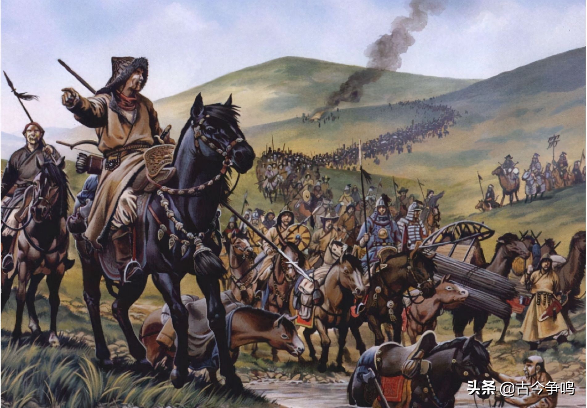 忽必烈是怎么跨过苍山打败大理国,忽必烈远征大理路线图