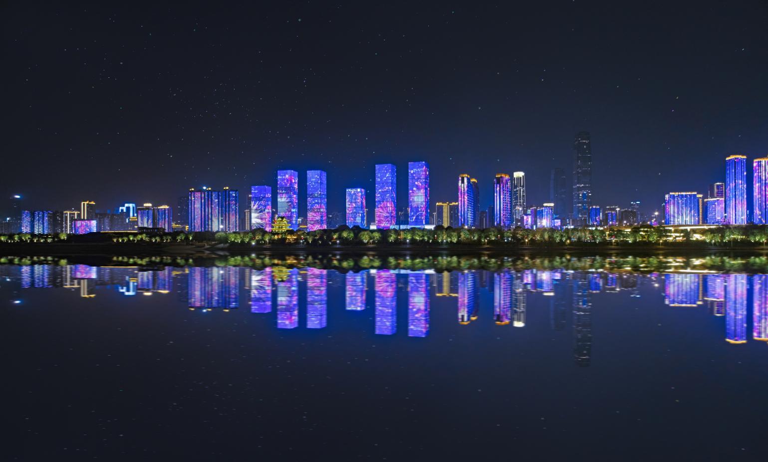 长沙看湘江夜景最好的酒店,湘江边上的最美景色地点