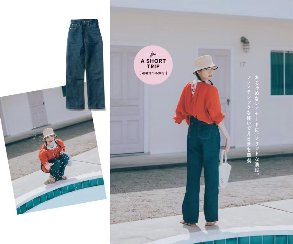 今夏流行牛仔裤搭配高跟凉鞋,一条牛仔裤解决今夏所有搭配