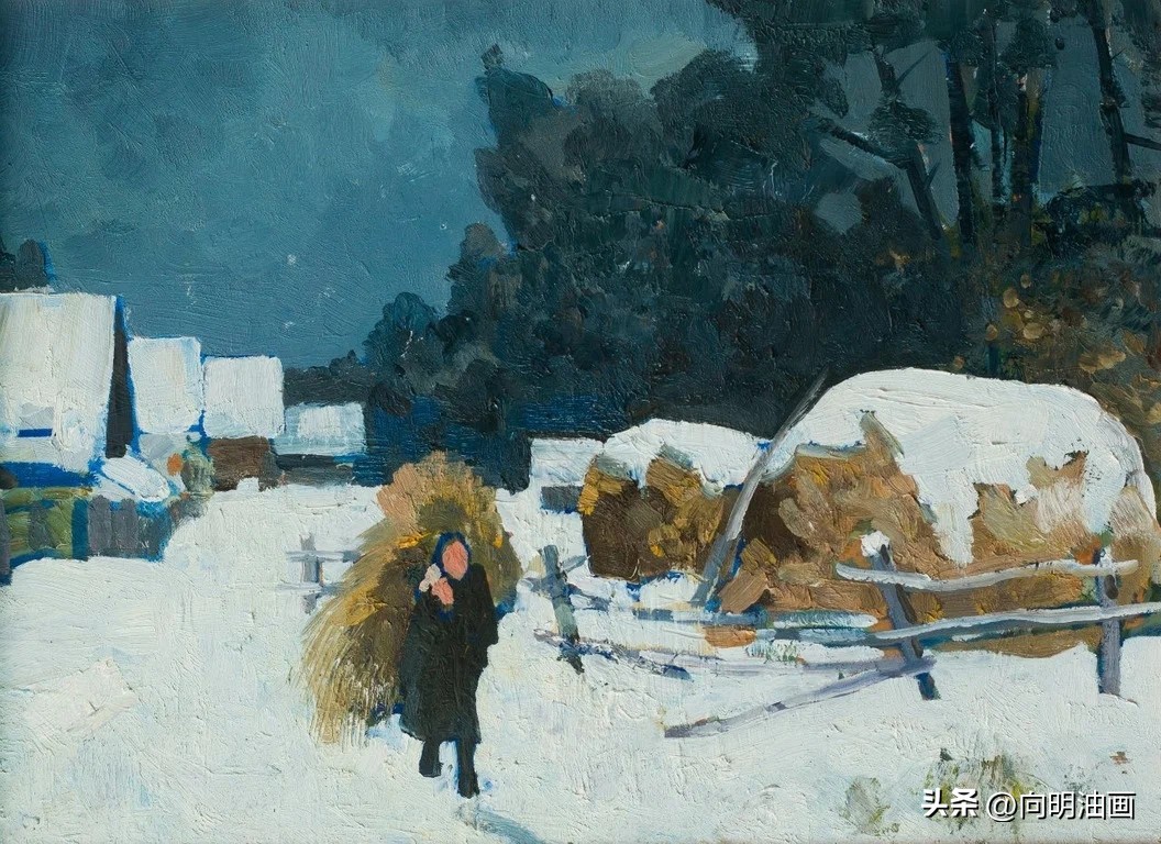 俄罗斯阿巴库莫夫油画作品欣赏,俄罗斯画家马什科夫风景油画作品