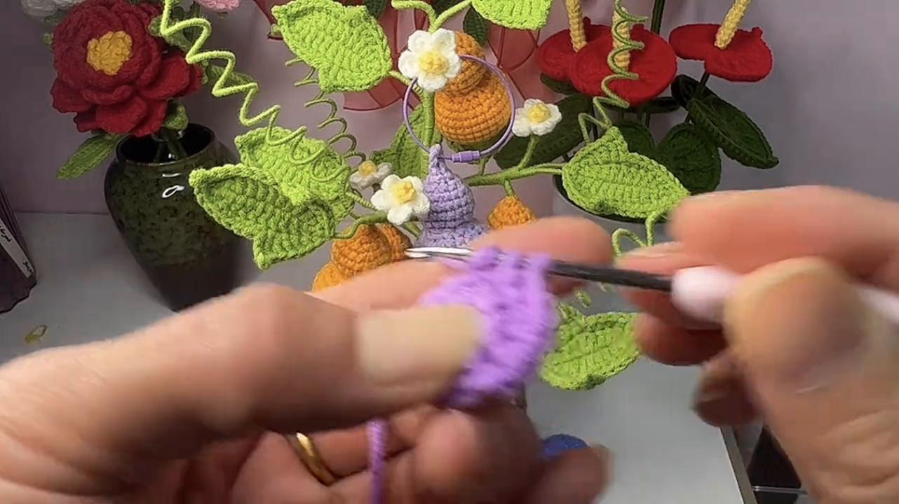 七彩葫芦的叶子教程,七彩葫芦怎么盘