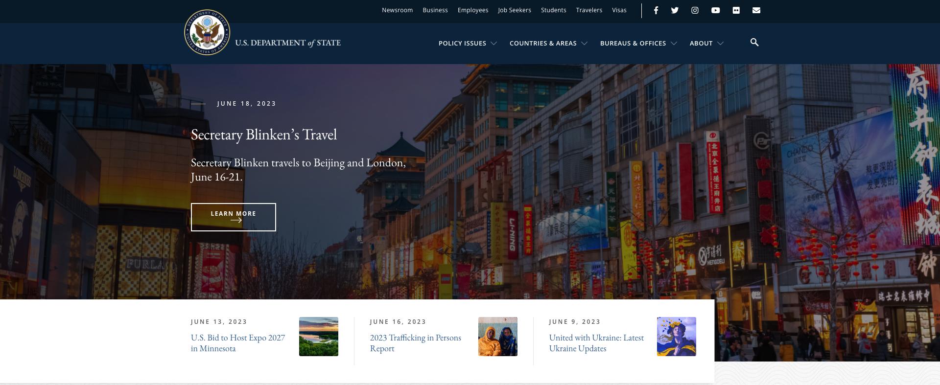 布林肯访华是否意味中美关系破冰,布林肯访华结束中美收获哪些成果