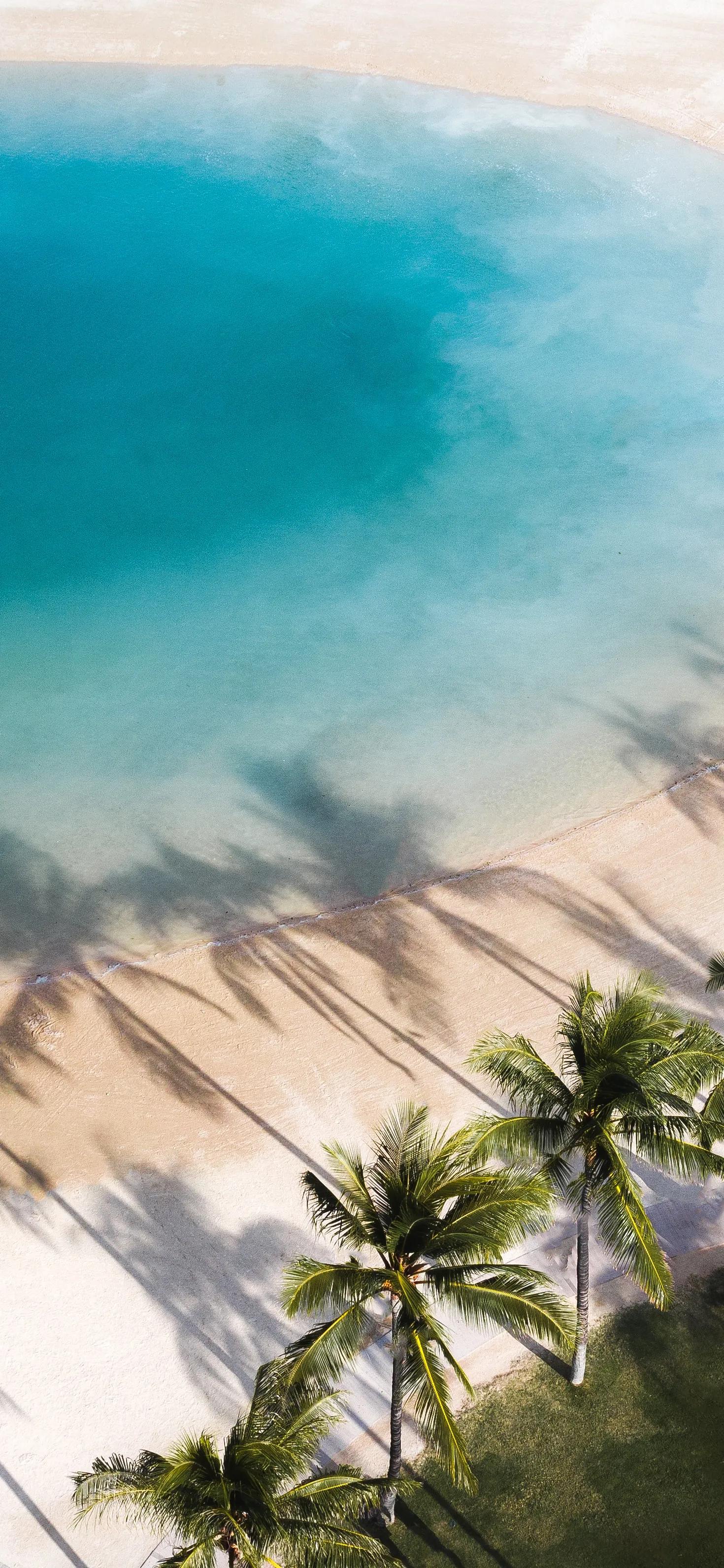 海洋岛屿壁纸高清全屏,海浪沙滩壁纸全屏高清