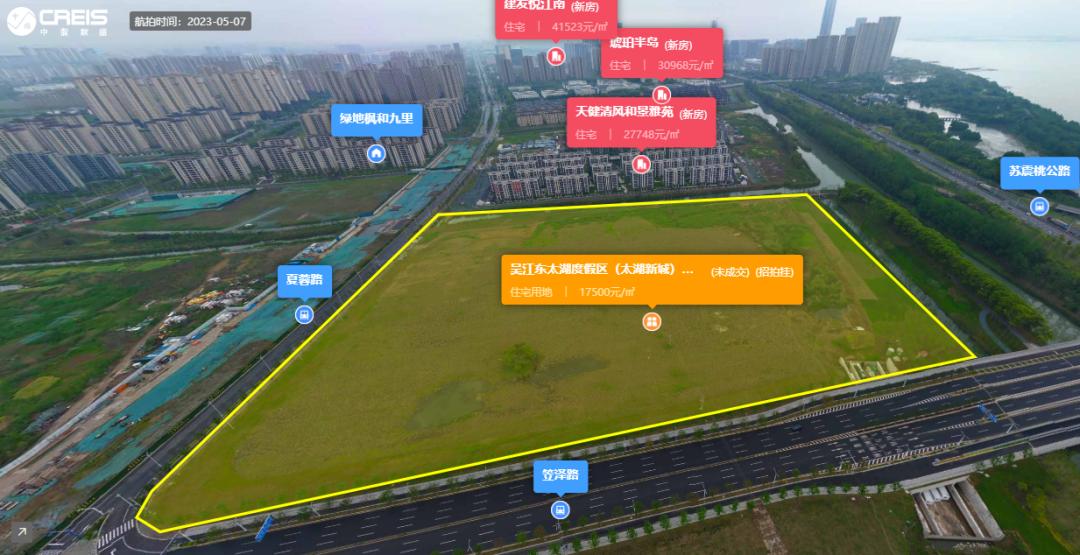 苏州二批次7宗中止出让，仅吴江2宗地块成交，揽金15.9亿