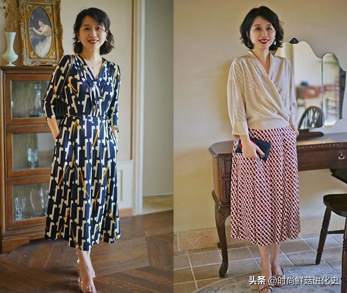 夏季出镜率超高的迷笛裙,迷笛裙粉色