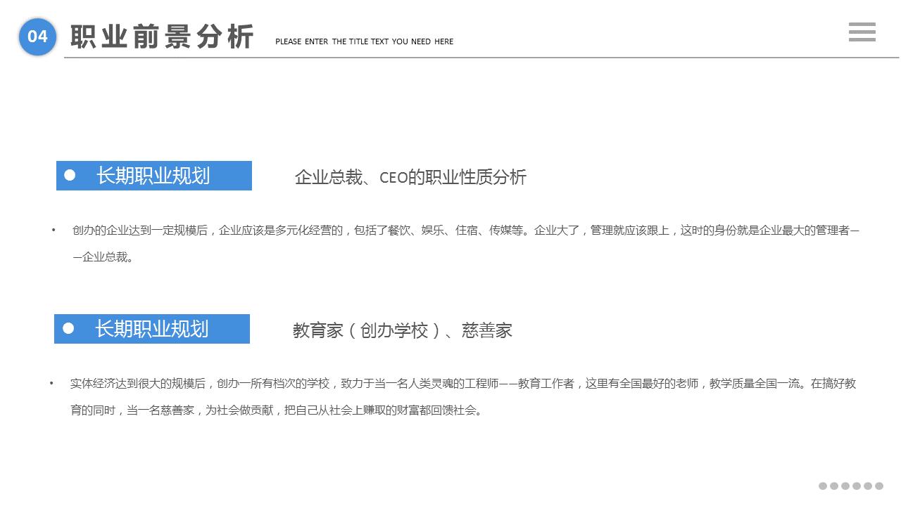 大学生职业生涯规划书ppt完整版,职业生涯规划书大学生ppt40页