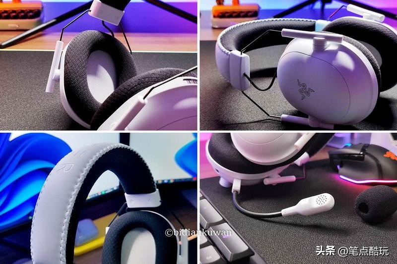 轻盔白甲，闻声激战，雷蛇旋风黑鲨V2专业版无线头戴式耳机体验