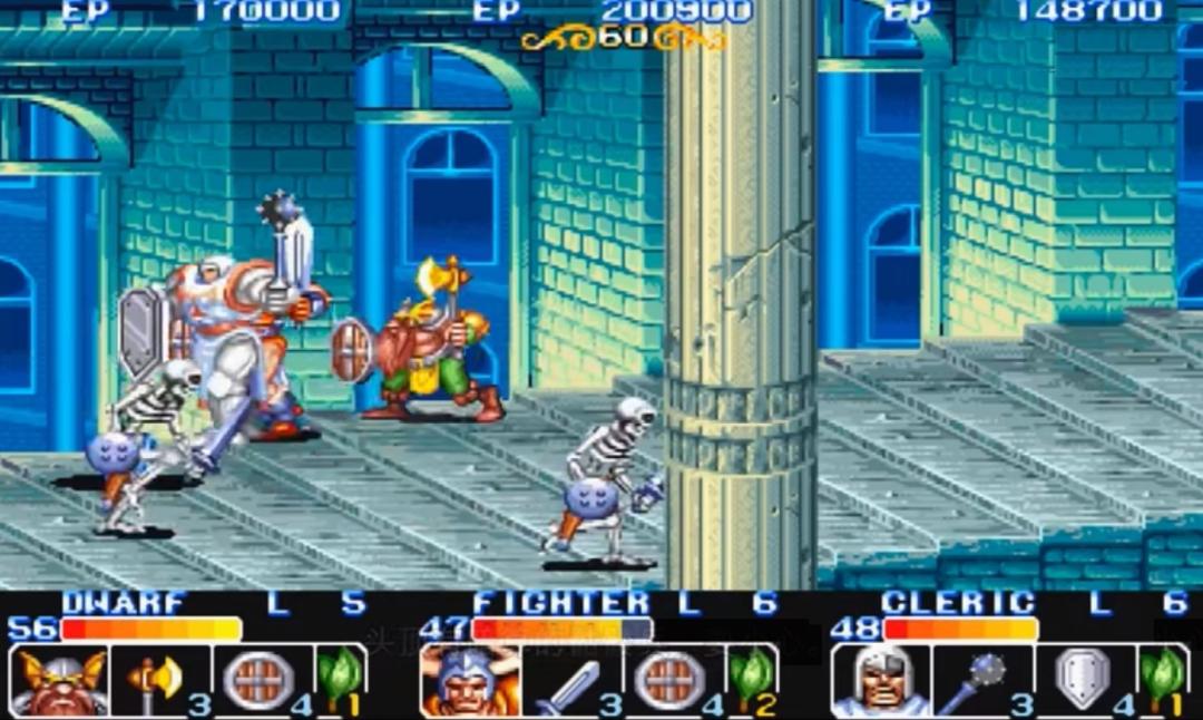 十大经典街机游戏龙神,90年代经典街机龙王战士