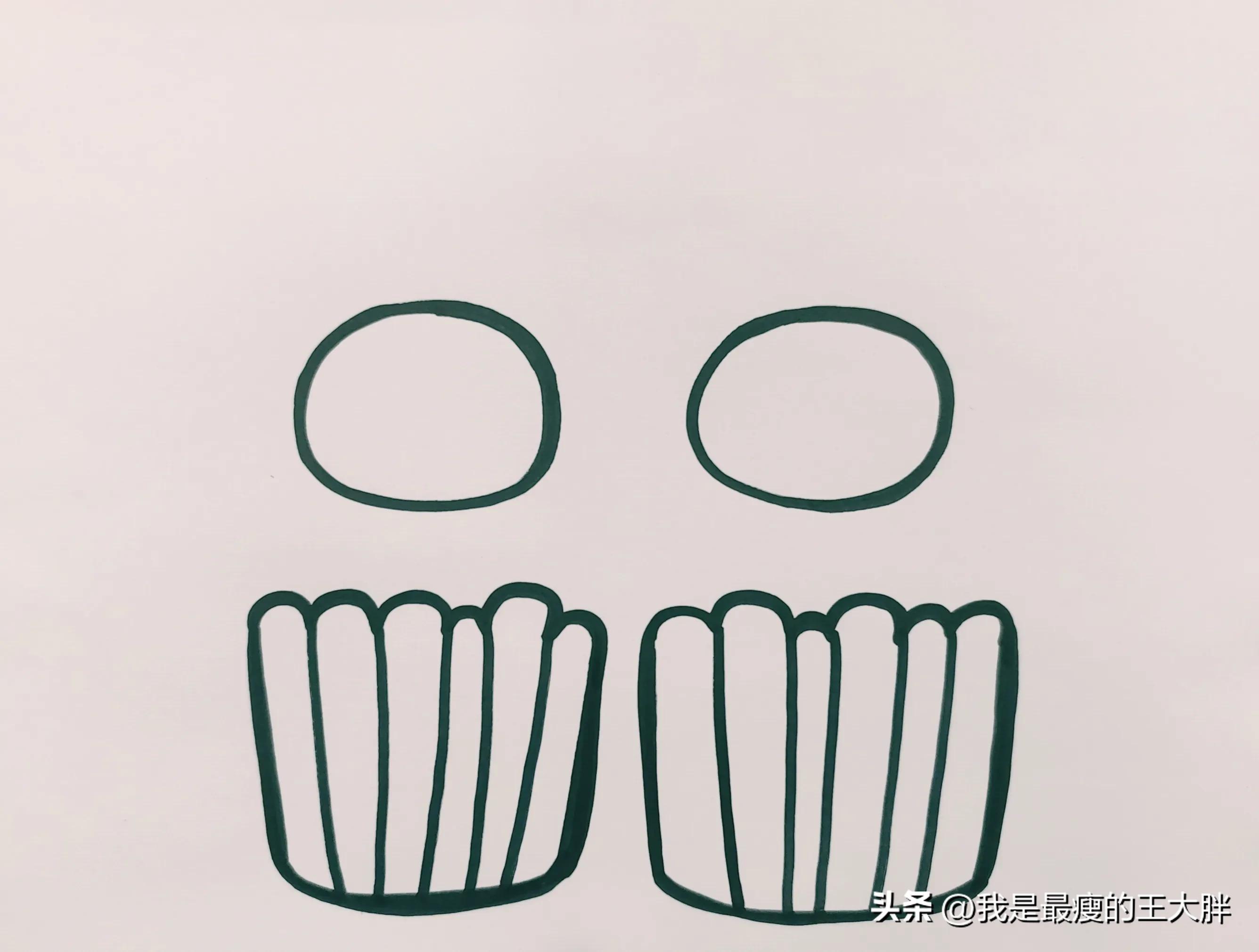 简笔画教程简单易学画小白兔,每日一画简笔画教程涂色