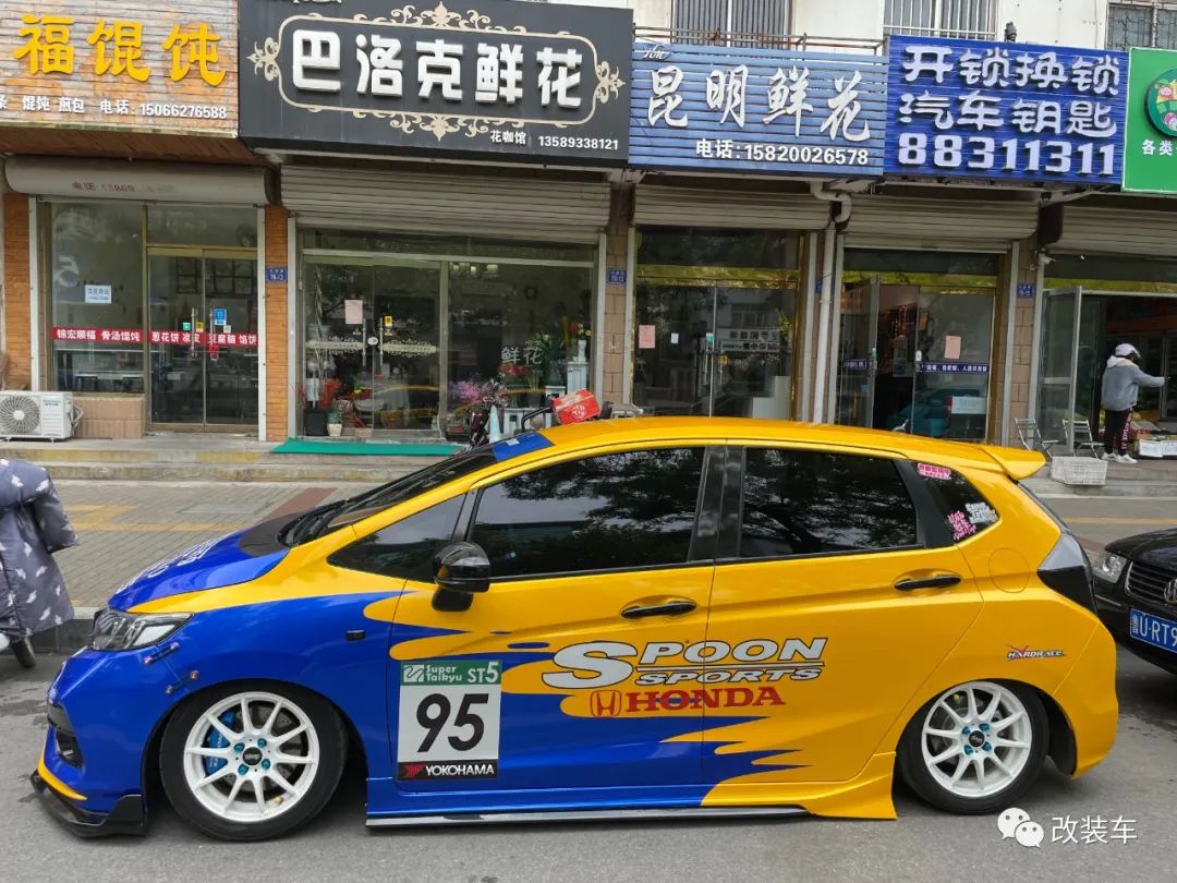 一代飞度spoon改装,spoon涂装美系车