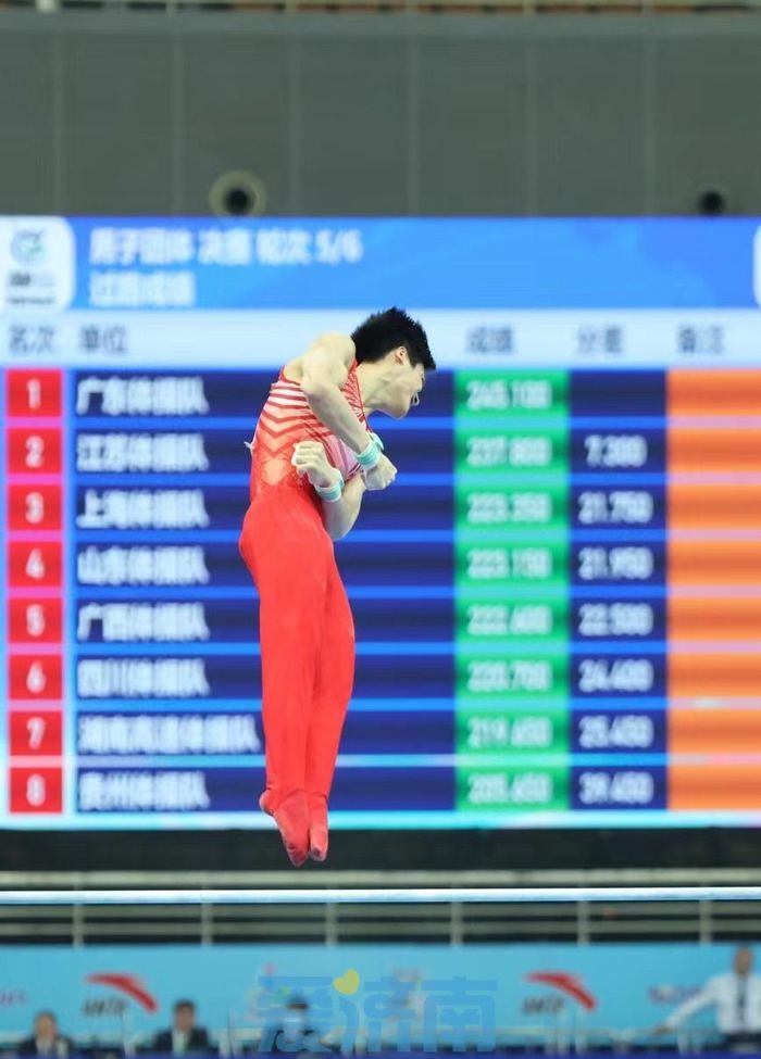 今年全国男子体操冠军,中国体操队获冠军纪录