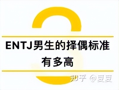 entj择偶观,entj型人格男生爱情观