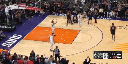 约基奇22+13+9掘金逆转雷霆,约基奇2-0太阳