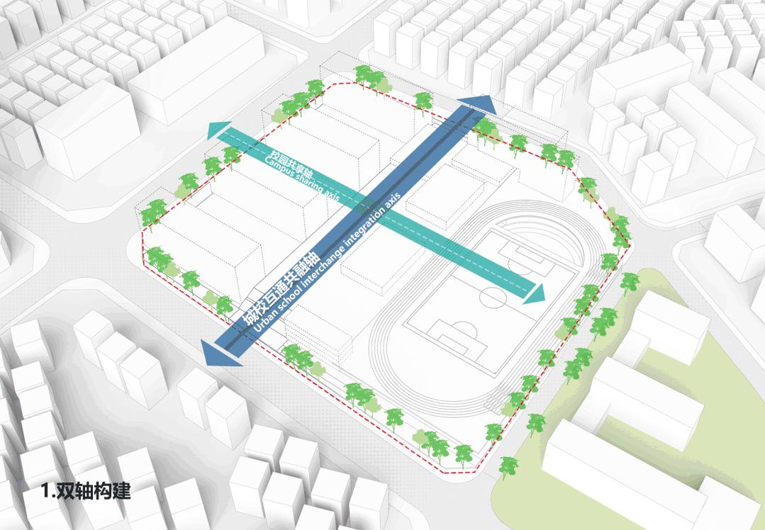 「荐筑」“城长计划”三联学校中标设计方案|香港华艺设计