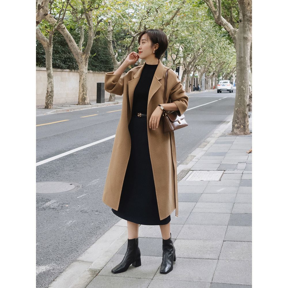 谁说小个子穿不了长大衣,150小个子怎么穿长大衣