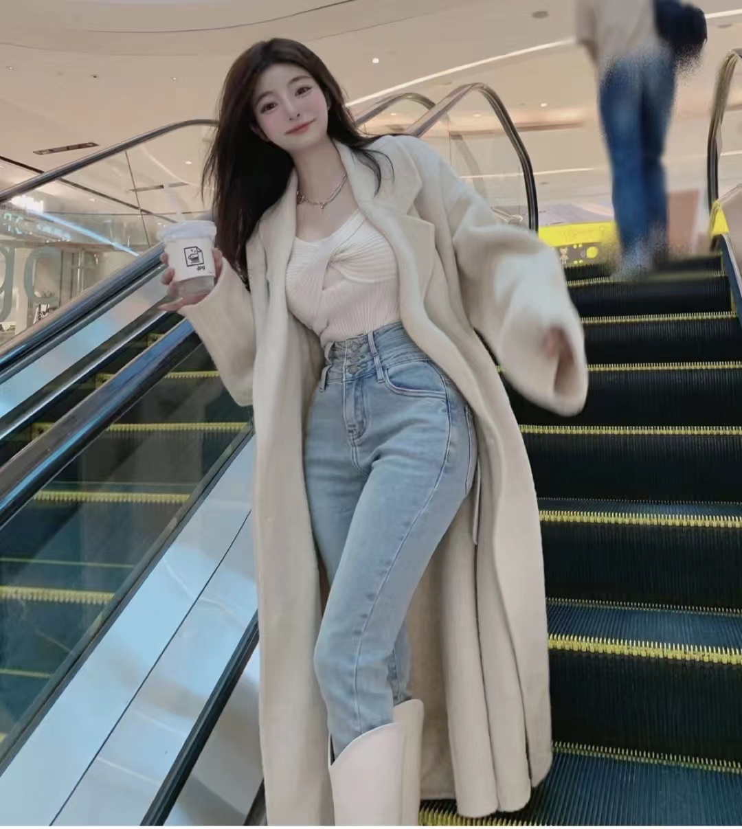 19套长款大衣内搭推荐,层次分明显高显瘦