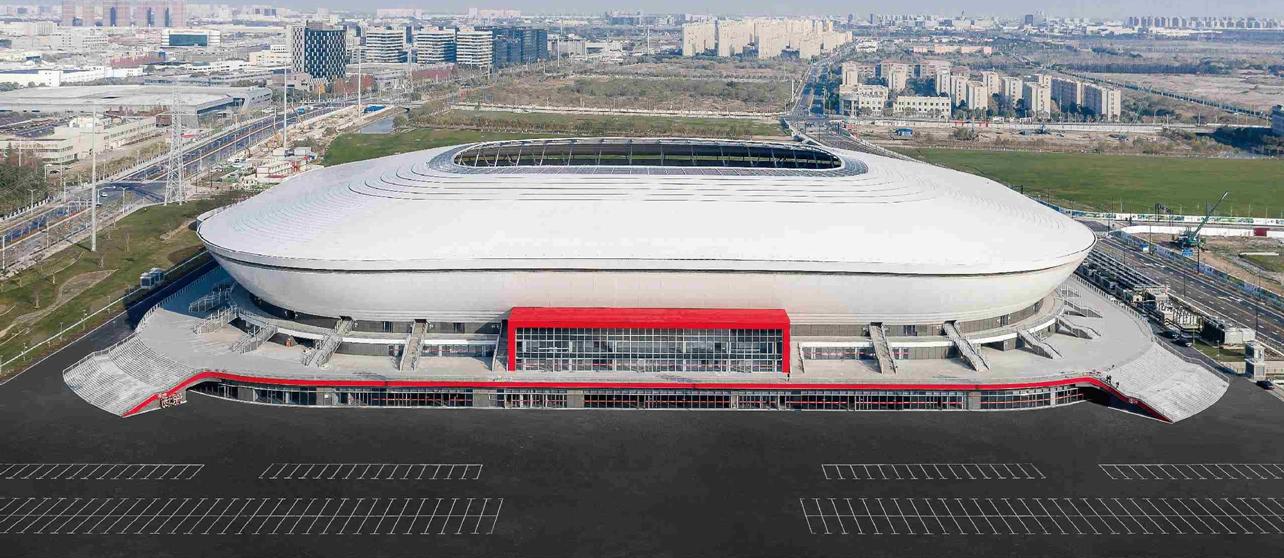 上海浦东足球场俯瞰图,上海浦东地标建筑名称