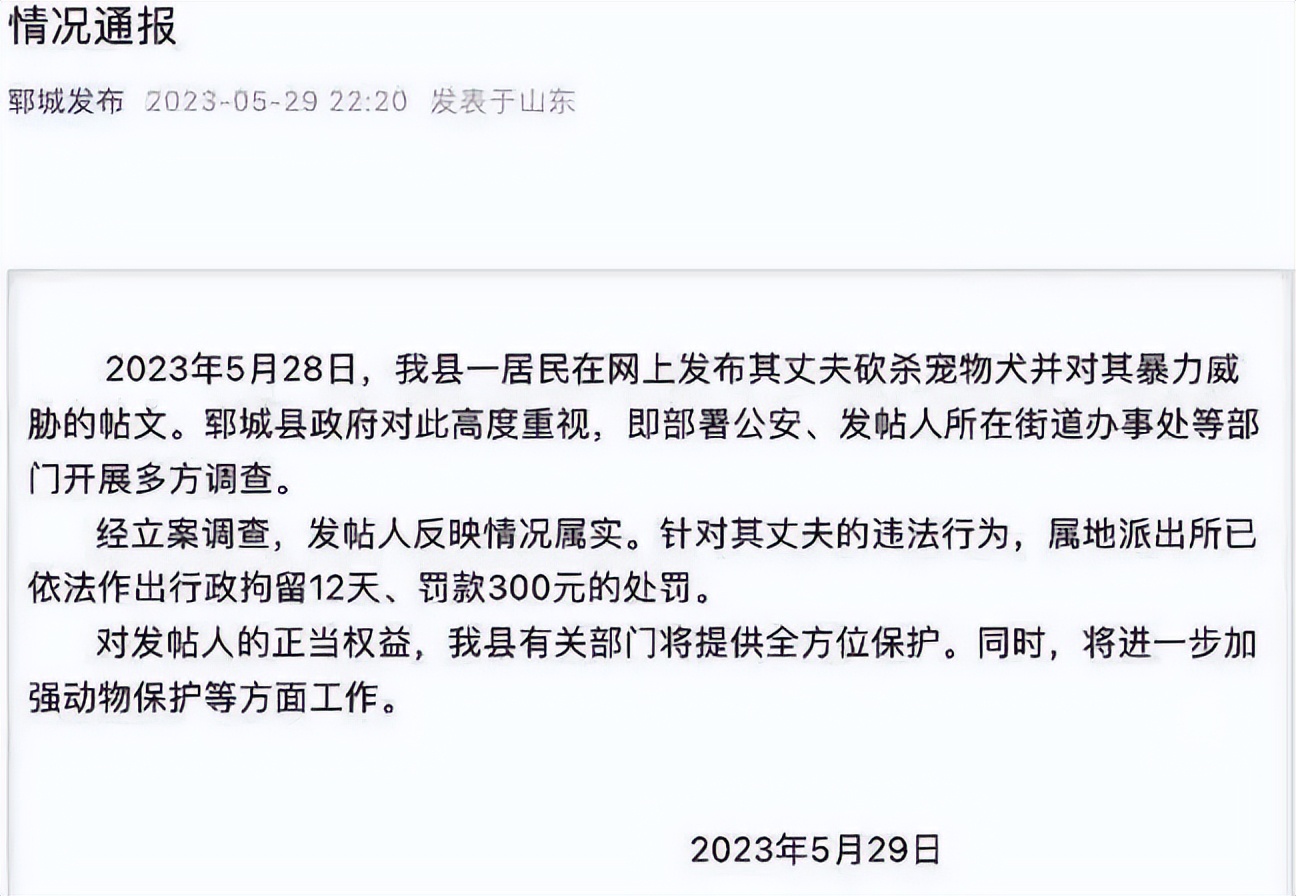 家暴男砍死柯基后续截图,家暴男砍死柯基后续