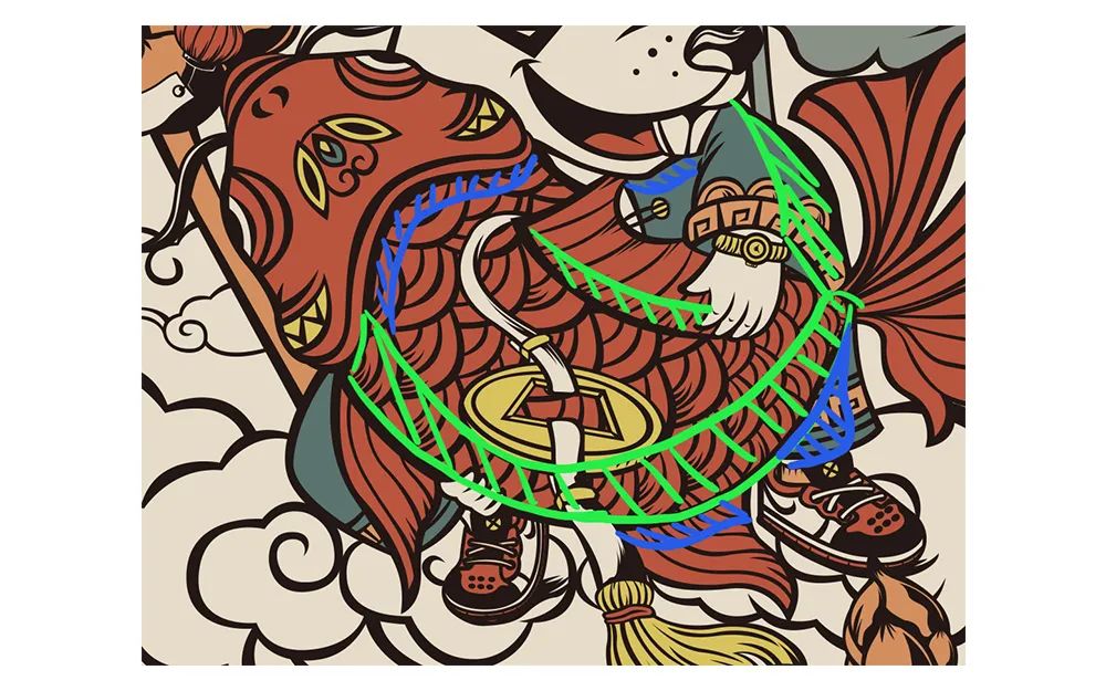 国潮风海报排版,国潮风插画作品介绍