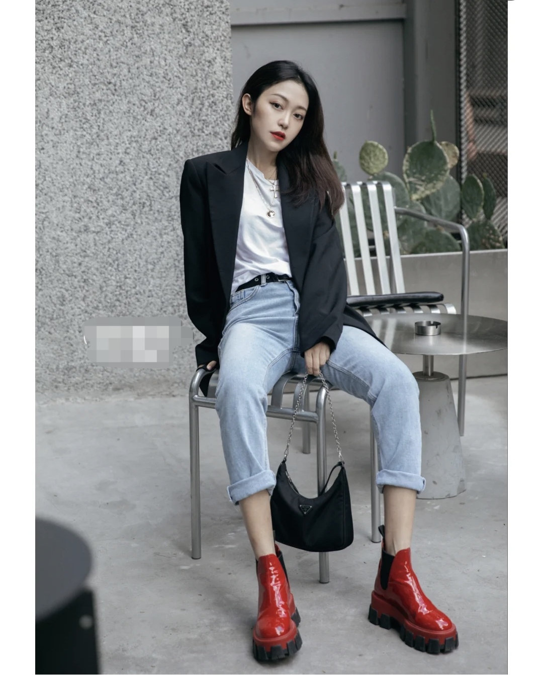 微胖女神张靓颖,张靓颖穿西装的穿搭