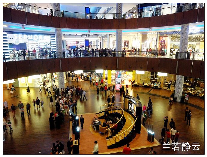 迪拜最豪华最大的商场,迪拜最大的购物中心视频