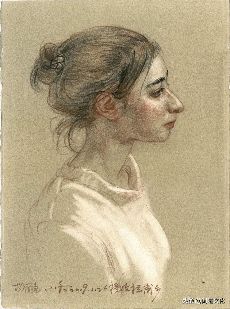 天津美院教授于小冬速写,于小冬美院速写图文