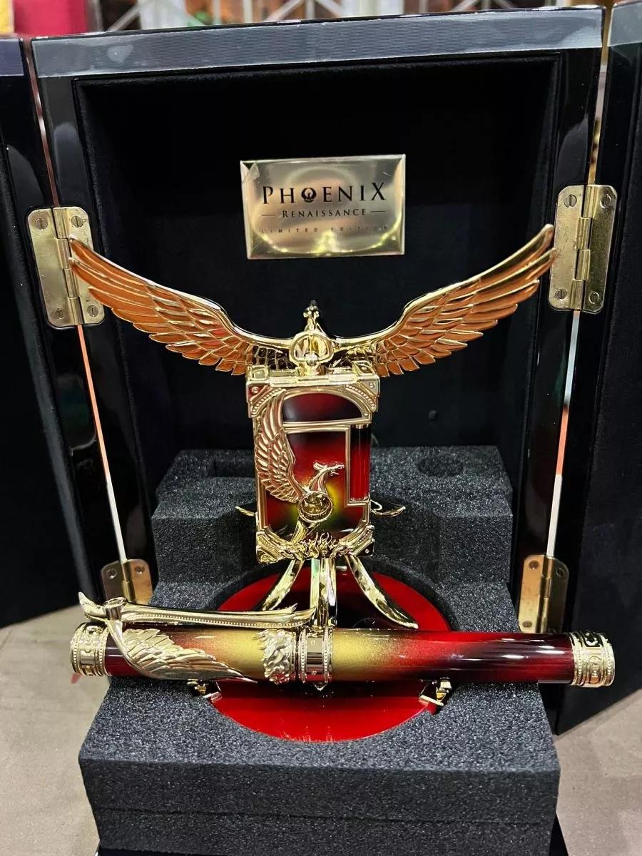 法国都彭打火机金色老款,2008年都彭限量版打火机