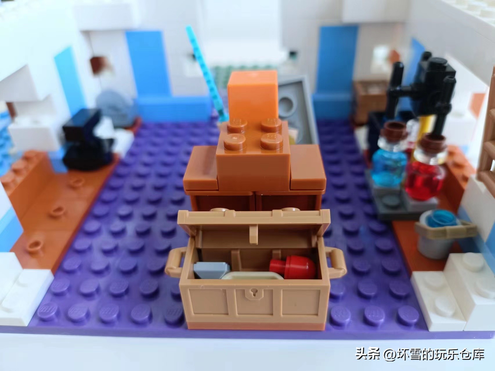 坏雪玩哥斯拉积木,坏雪玩乐高积木